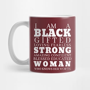 Black History I am a Black Gifted Woman Mug